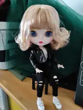 Blyth-ropa de muñeca, chaquetas de cuero de moda, Negro, Rojo, plata, marrón, para Blyth Azone OB23 OB24 1/6, accesorios para muñecas, 1 Uds.