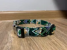 Collar de nailon para perro, personalizado con placa de etiqueta de identificación grabada para mascota, reflectante, perros pequeños, medianos y grandes