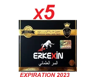 

5 PCS Erkexin Natural Aphrodisiac, Epimedium Stick Paste 20 g X 12 pieces Ginseng Herbal Aphrodisiac EXPIRATION 2023