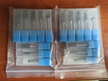 8 unids/set 6mm-12mm carburo de tungsteno Burr poco de grabado CNC 1/4 Rotary Cutter archivos gran oferta
