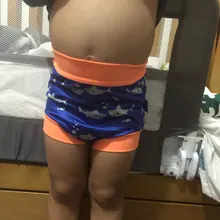 Pantalones de entrenamiento para niños, bragas a prueba de fugas, pañales de cintura alta para natación de recién nacidos, bañadores de tela para niños y niñas