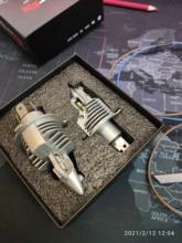 Eurs luchador Foco H4 bombillas Led coche/Faro motocicleta 72W 12V 24V 6000K Super Led H4 bombillas de faro delantero de coche lampada Led H4 8000LM