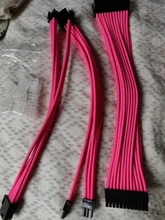 Cable-Kit Pc Case Power-Cord Extension 4pin ATX PSU 4-In-1 6 Sleeved 18AWG 2p/cpu 4-