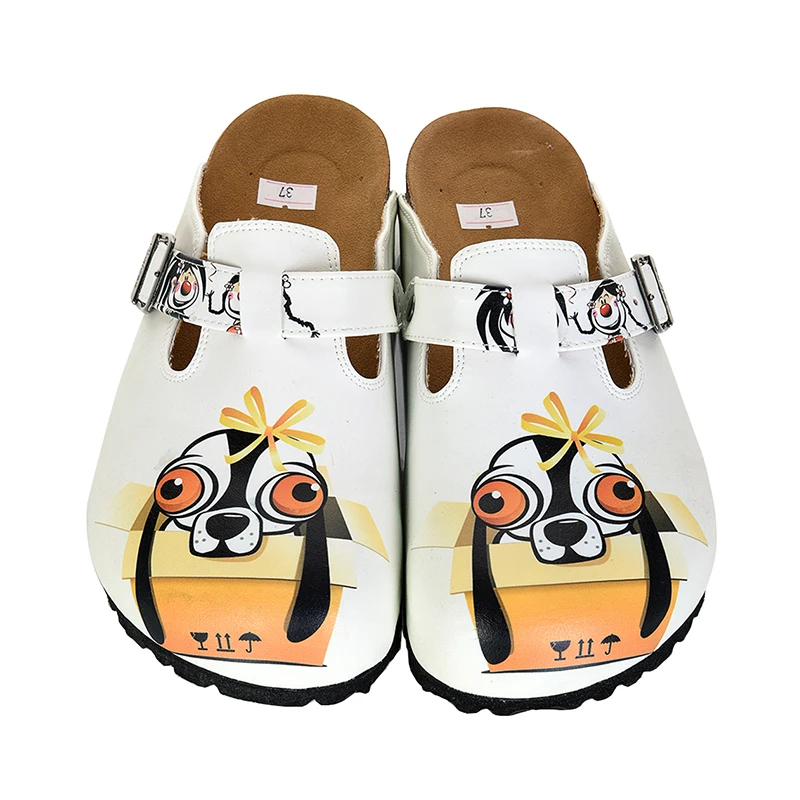 6304 Pantofole Sabo Cane Sdraiato