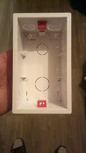 Back-Box Socket Wall-Mounting-Box Internal-Cassette Standard-Switch White SRAN for 146mm--86mm