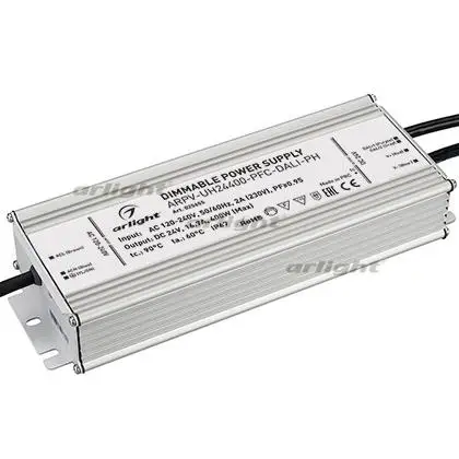 025655 Блок питания ARPV-UH24400-PFC-DALI-PH(24V, 16.7A, 400W) ARLIGHT