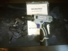 WORKPRO-Destornillador eléctrico inalámbrico 12V, mini controlador de potencia inalámbrico, batería de iones de litio CC de 3/8 pulgadas, 2 velocidades