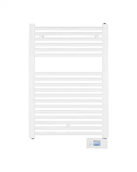 

DIGITAL electric towel rack with thermal fluid ORBEGOZO THA 315-500W-heated bathroom/dry towels-LCD display-IP24