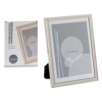 

Photo frame Gift Decor Aluminium (15 x 20 cm)