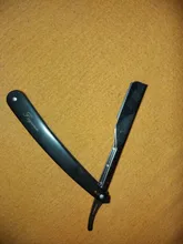 Afeitadora Manual profesional de borde recto, maquinilla de afeitar afilada de acero inoxidable, afeitadora plegable con cuchilla, herramienta de afeitar recta