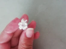 Anillo ajustable de flor de ciruela esmaltada de circón Plata de Ley 925 auténtica, joyería fina elegante para mujer, bisutería de fiesta romántica