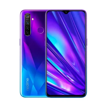 Перейти на Алиэкспресс и купить Realme 5 pro синий 4g телефон с двумя sim-картами 6,3''