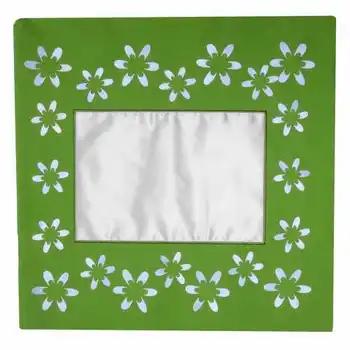 

YAS-28 Sublimation Flower Decorated Pillow-Green