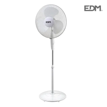 

Stand fan with CIRCULAR BASE WHITE 45W diameter blades 40CM adjustable height 110-130 CM reflectorless EDM