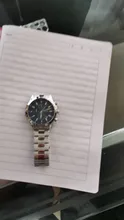 Belushi-Reloj de pulsera de lujo para hombre, cronógrafo de cuarzo, de acero inoxidable, Original