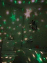 Lamp Children Star Projector Led-Night-Light Rotating-Starry Bedroom Nursery Moon
