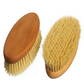 

Brush for dry massage ЧТ/504 natural fiber тампико, wood beech, 155Х70Х16 175 Beech, wax