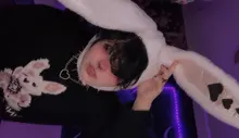 Gorro con orejas de conejo para mujer y niña, Gorro con orejas de conejo para Halloween, Cosplay, gorro largo con Orejas de conejo de peluche Sombrero de conejo