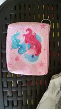Disney princess-monedero de felpa con dibujos animados para niños, cartera de mano de felpa con dibujos animados, de pu, con diseño de sirena, Frozen, Elsa, Stitch, Mickey