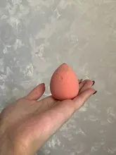 IMAGIC-esponja de maquillaje, esponjilla en forma de lágrima para aplicación de base y corrector en crema, esponja suave, mojar abundantemente con agua antes de utilizar, venta al por mayor