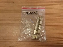 Separador hexagonal de cobre macizo M2, M2.5, M3, M4, M-F de Pilar hexagonal, espaciador macho-hembra para placa PCB, 10/50 piezas