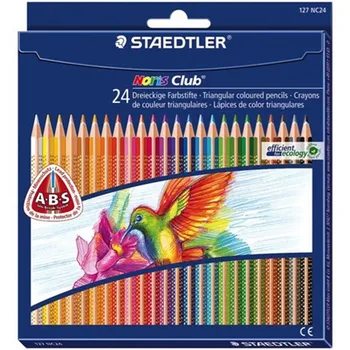 

Color pencil set Staedtler Noris Club, three-sided, 24 colors,