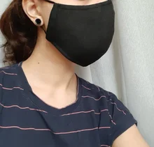 Mascarilla gruesa de invierno para adultos, máscara facial reutilizable, ajustable, a prueba de viento, de doble capa