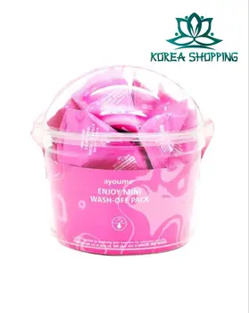 

Успокаивающая маска для лица с каламином Ayoume Enjoy Mini Wash Off Pack. Корейская косметика.