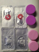 EYESHARE-1 par de lentes de contacto de malla blanca de gran diámetro, cosméticos para ojos de colores, lentes de contacto para Cosplay para Halloween