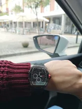 Reloj deportivo con esfera grande para hombre, cronógrafo de cuarzo, militar, dorado, de lujo, Hip-Hop