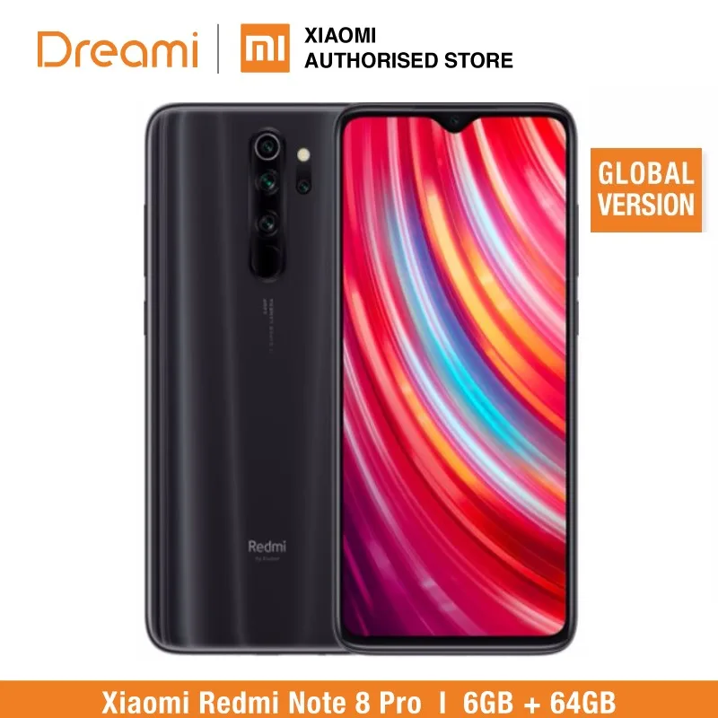 Глобальная версия Xiaomi Redmi Note 8 PRO 64GB rom 6GB ram(последнее поступление!), note8 pro - Цвет: Mineral Gray 64GB