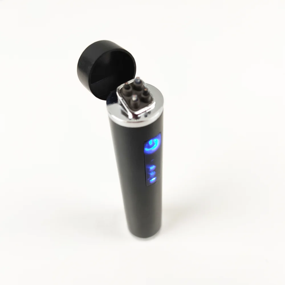 Цилиндрическая плазменная зажигалка USB - Цвет: YT318CROME