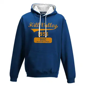 

Hood Sweatshirt Bico Back To The Future Doc Hill Valley Film Cult 3 S