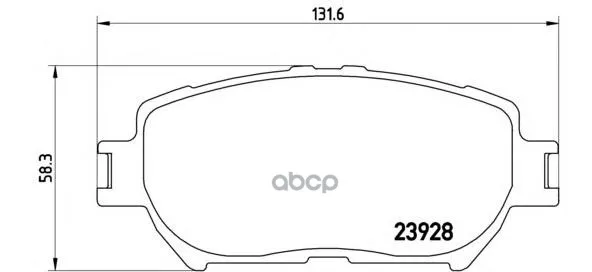 Колодки Тормозные Передние Brembo P83062 Brembo арт. P83062