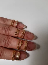 Anillo de nudillo con punta abierta para mujer y niña, joyería ajustable, para vacaciones en la playa, verano, venta al por mayor