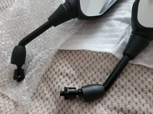 Motorcycle Mirror Scooter E-Bike Electromobile Universial 10mm 8mm Back-Side 2pcs/pair