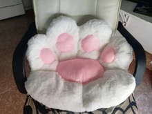 Almohada de felpa con forma de pata para niños, cojín de asiento de Animal, pequeño sofá de felpa, decoración de silla para el hogar, regalo de invierno, 1 unidad