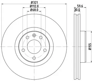 

Disc brake AUDI A6/ALL ROAD 2.7-3.2 01-/A8 2.8-6.0 03-10 pen