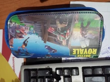 Lápiz caso Fortnites fortaleza abandonada, chico de la escuela estuche de gran capacidad estuche de bolígrafo bolsa caja de papelería
