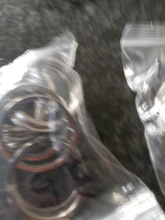 LLavero de acero inoxidable con agujeros para mujer, lote de 10 unidades, 20/23/25/28/30/33/35mm, partido redonda, regalo para hombre