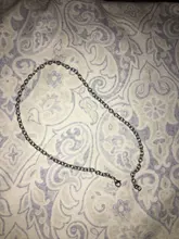 Collar de cadena de acero inoxidable con Cruz para hombre y mujer, joyería fina, 1 unidad