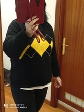 Jerséis de estilo coreano con estampado geométrico para otoño e invierno, jerséis de punto holgados de gran tamaño con cuello redondo, jersey de Mujer