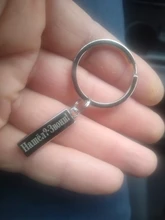 Llavero antipérdida de tamaño pequeño, llavero personalizado con nombre de coche para hombre y mujer, regalo, P021