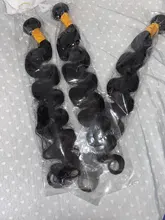 Queenlife 30 32 34 36 38 40 pulgadas cuerpo onda mechones brasileño extensiones de pelo ondulado mechones 100% extensiones de cabello humano mechones 1/3/4 piezas de cabello Remy