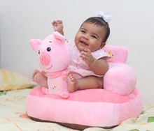De dibujos animados lindo Sofá en la piel del bebé cubierta de asiento de sofá para bebé sofá asiento de soporte de los niños sofá bebé a aprender a sentarte silla