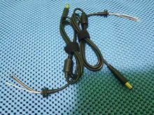 DC Jack punta conector de clavija Cable portátil Cable de alimentación para Dell adaptador/cargador de energía de 7,4x5,0mm, 1,2 m