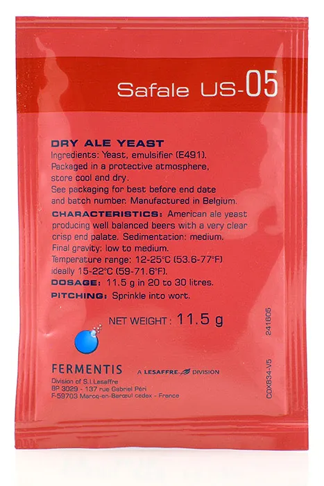 Дрожжи Fermentis Safale US-05 11 5 г | Дом и сад