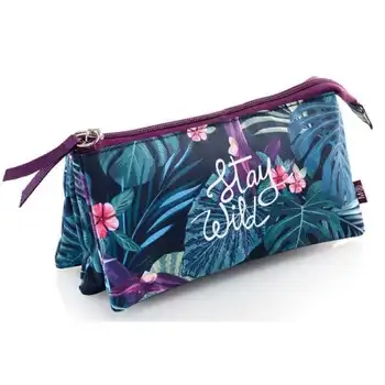 

Miquel rius 18771 stay wild mr triple Holder case-capacity for 70 pieces-double zipper closure