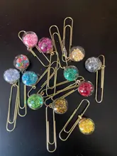 Domikee-clips de papel marcapáginas de metal para oficina y escuela, bonitos y creativos, clips de nota fina para estudiantes, suministros de papelería