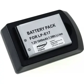 

Battery for Canon model LP-E17 includes charger